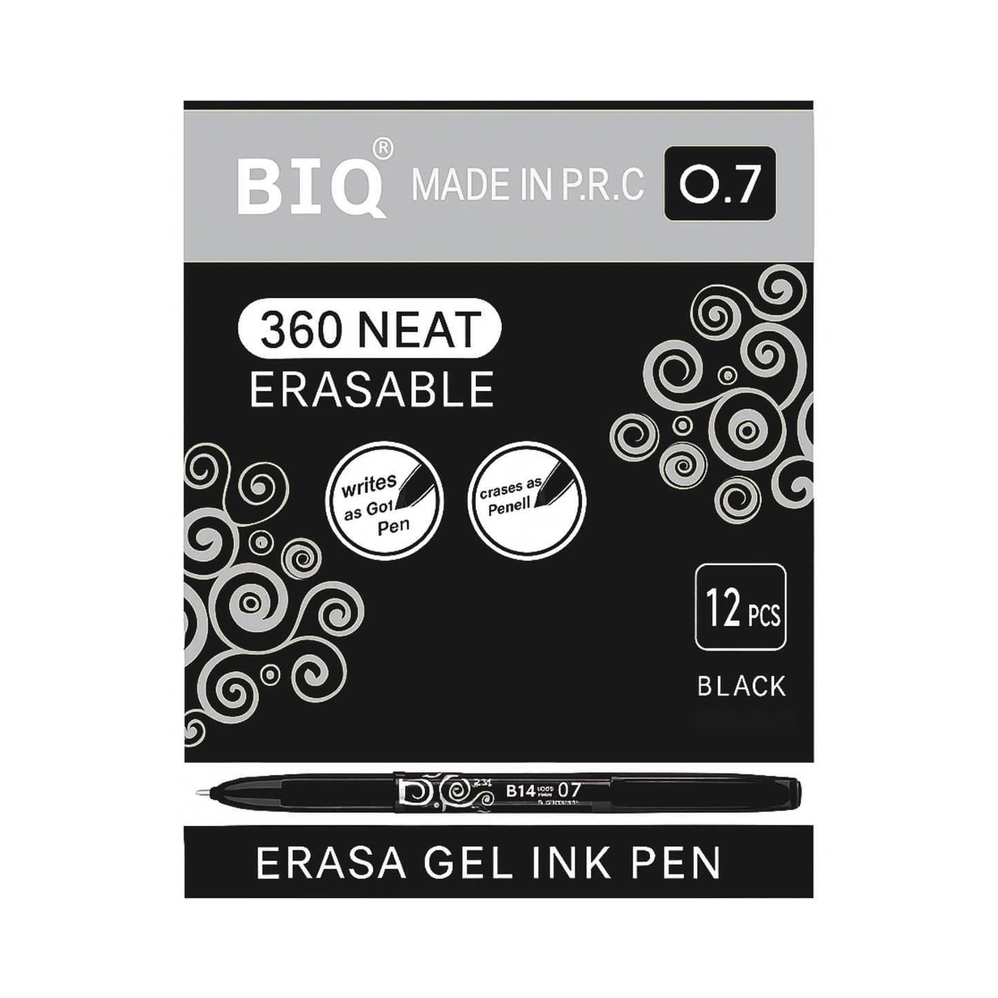 Writing Pen With Eraser