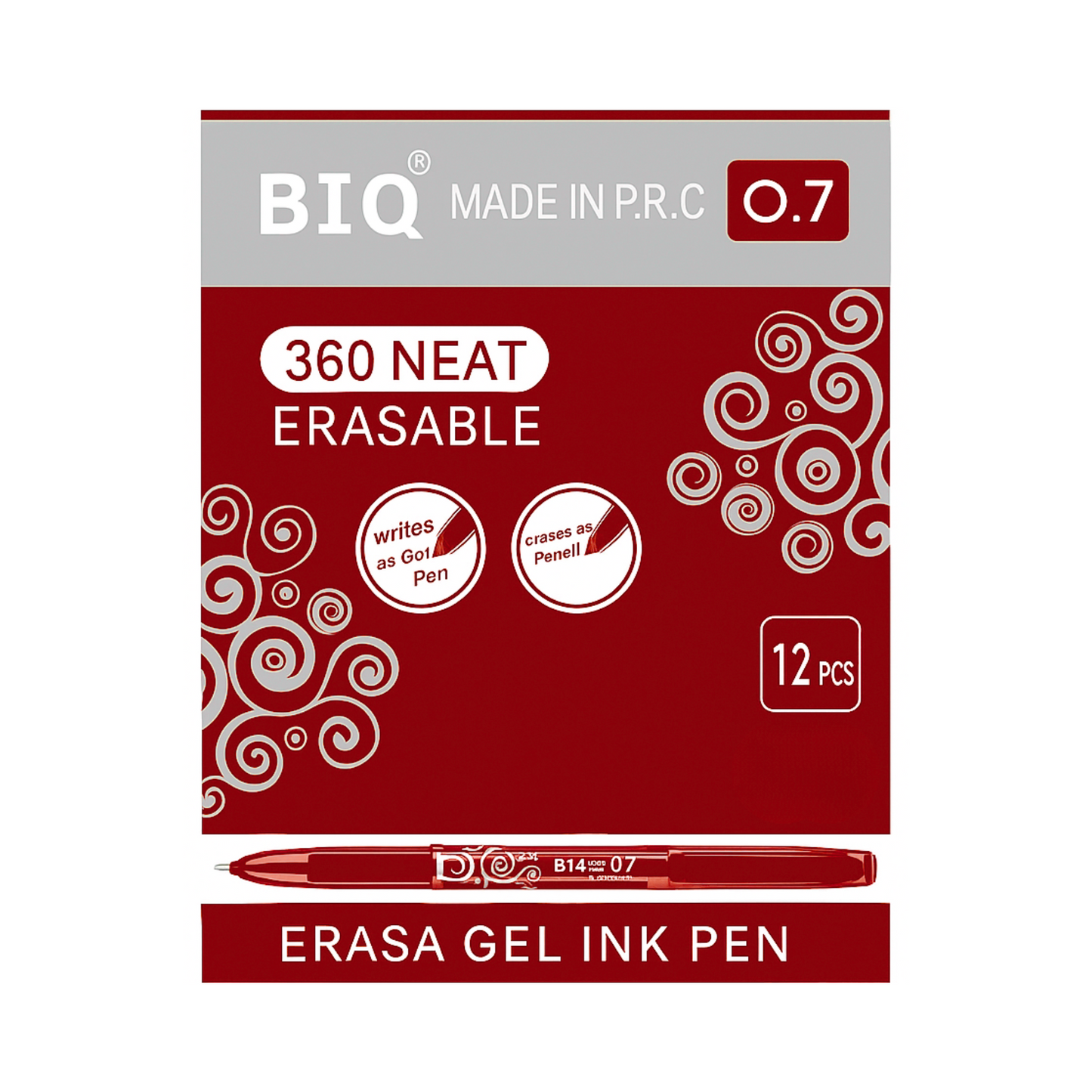 Writing Pen With Eraser