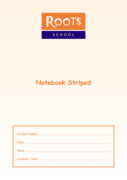 Notebook Striped