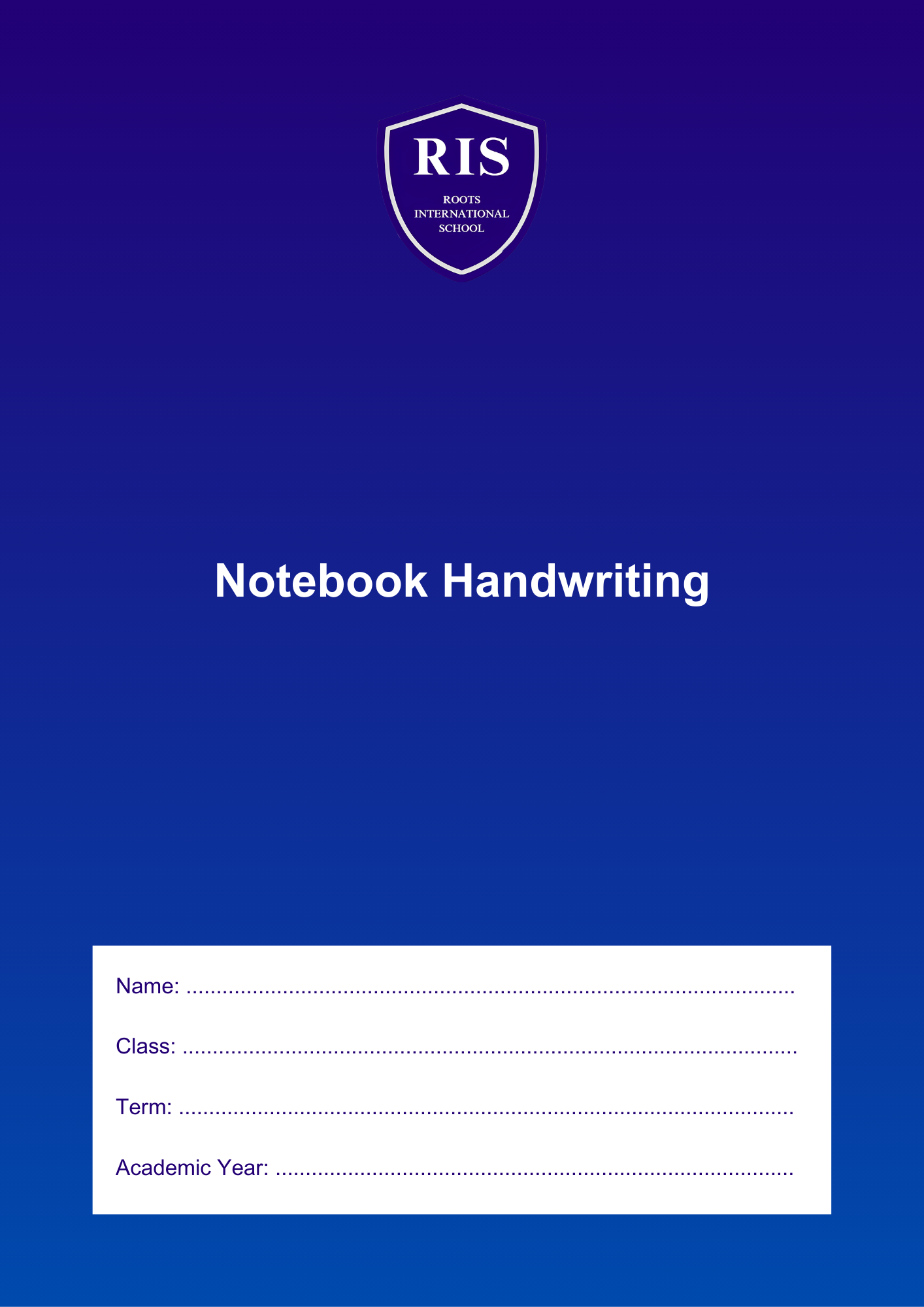 Notebook Handwriting